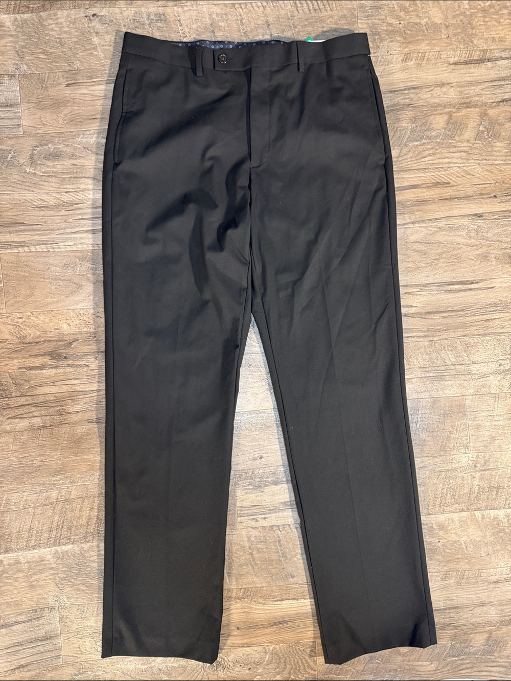 NWT Lauren Ralph Lauren Men's Black Dress Trousers - Size 33 x 32L